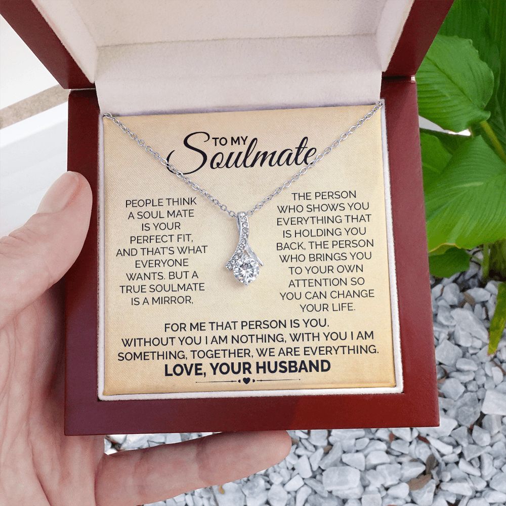 Soulmate Gift Necklace for Wife from Husband