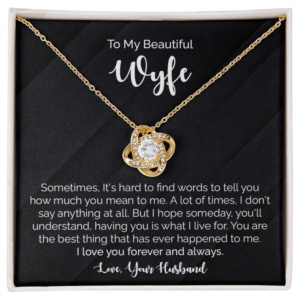 To My Beautiful Wife I Love You Forever And Always Love, Your Husband
