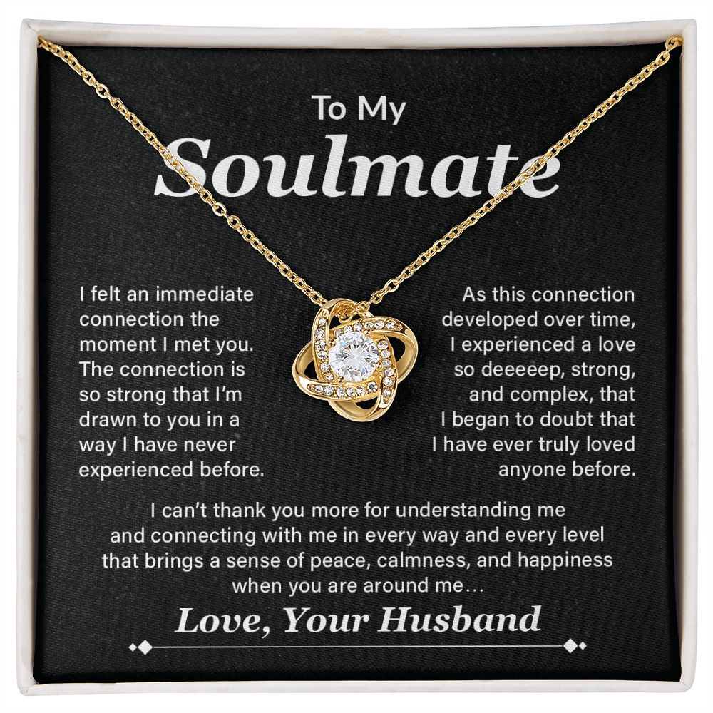 To My Soulmate Brings Sense Of Peace, Calmness, And Happiness When You Are Around Me