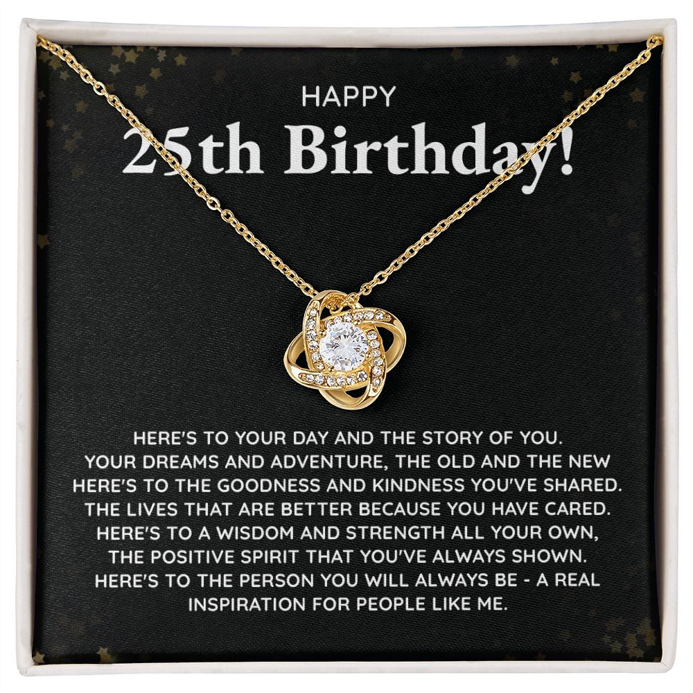 Happy Birthday 25th Birthday Here's To Your Day The Story Of You