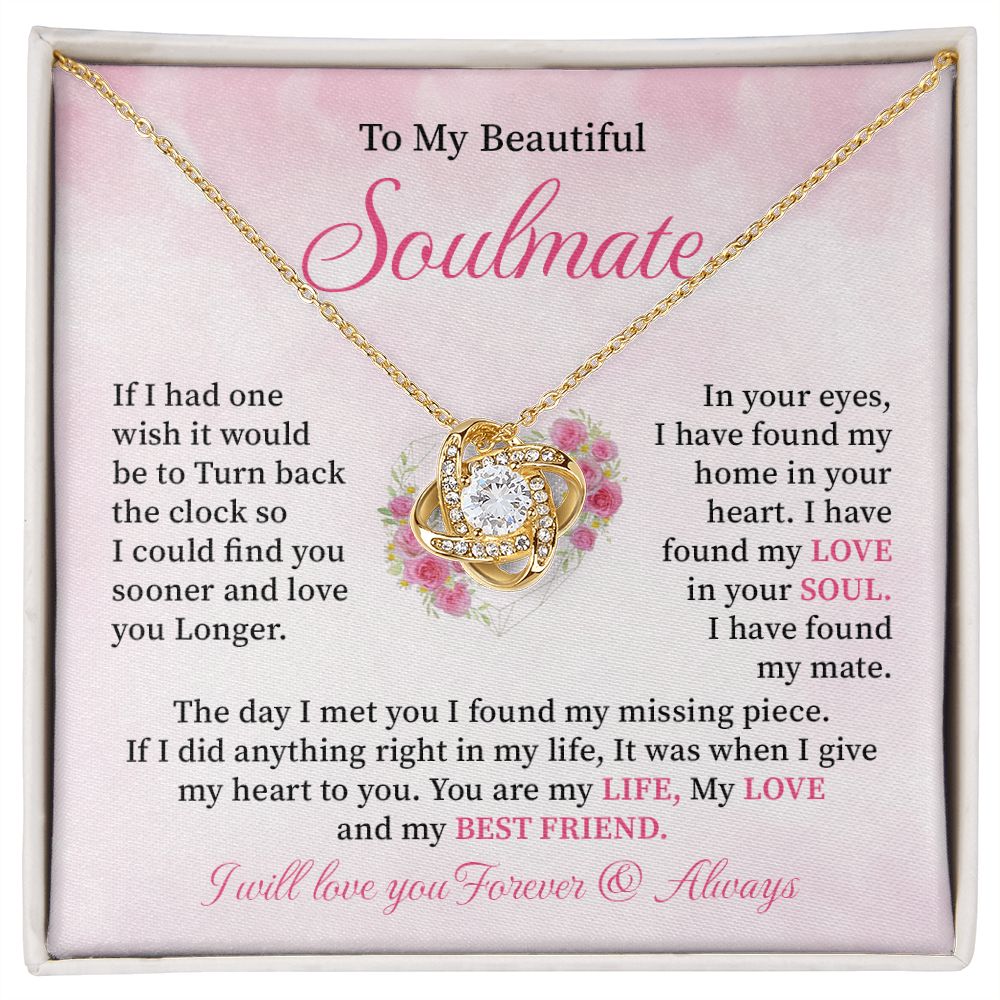 To My Beautiful Soulmate I Give My Heart To You, My Love, I Will Love You Forever & Always