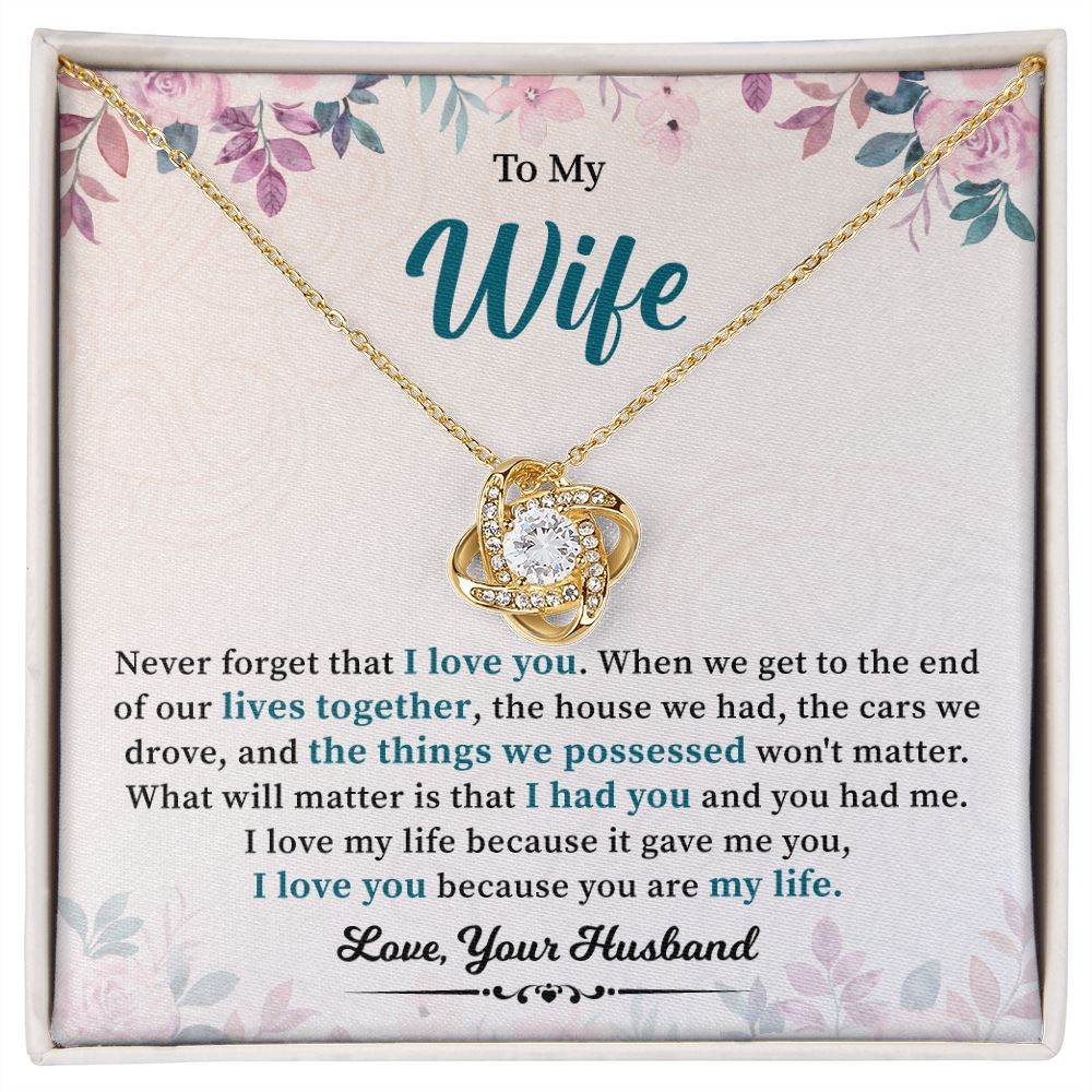 To My Wife Never Forget I Love You Because You are My Life