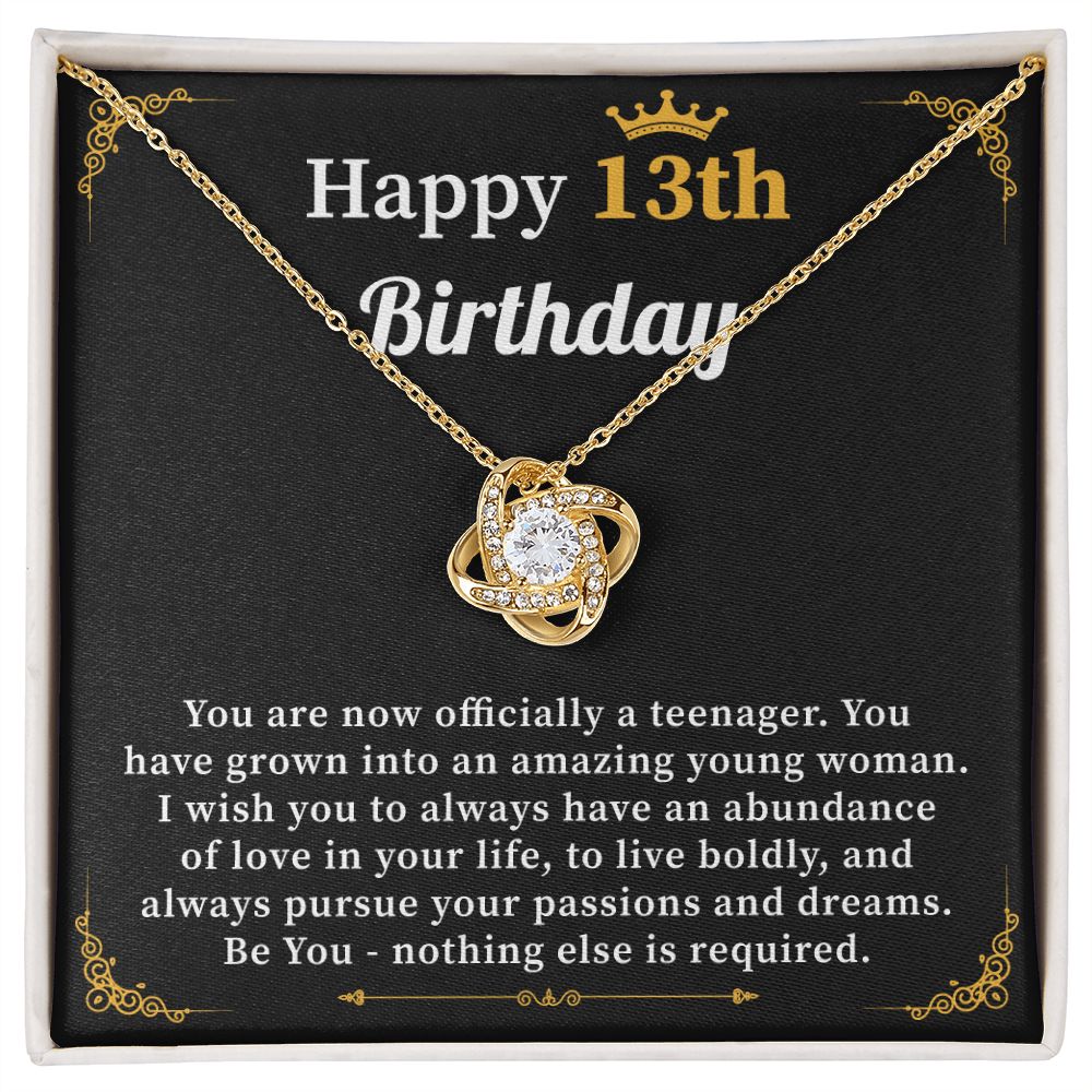 Happy Birthday 13th Birthday Be You- Nothing Else is Required