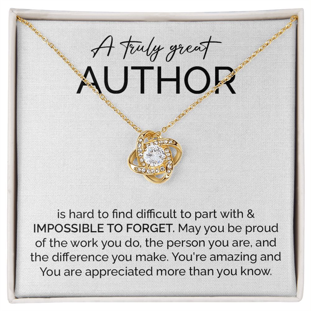 A Truly Great Author You Are Appreciated More Than You Know