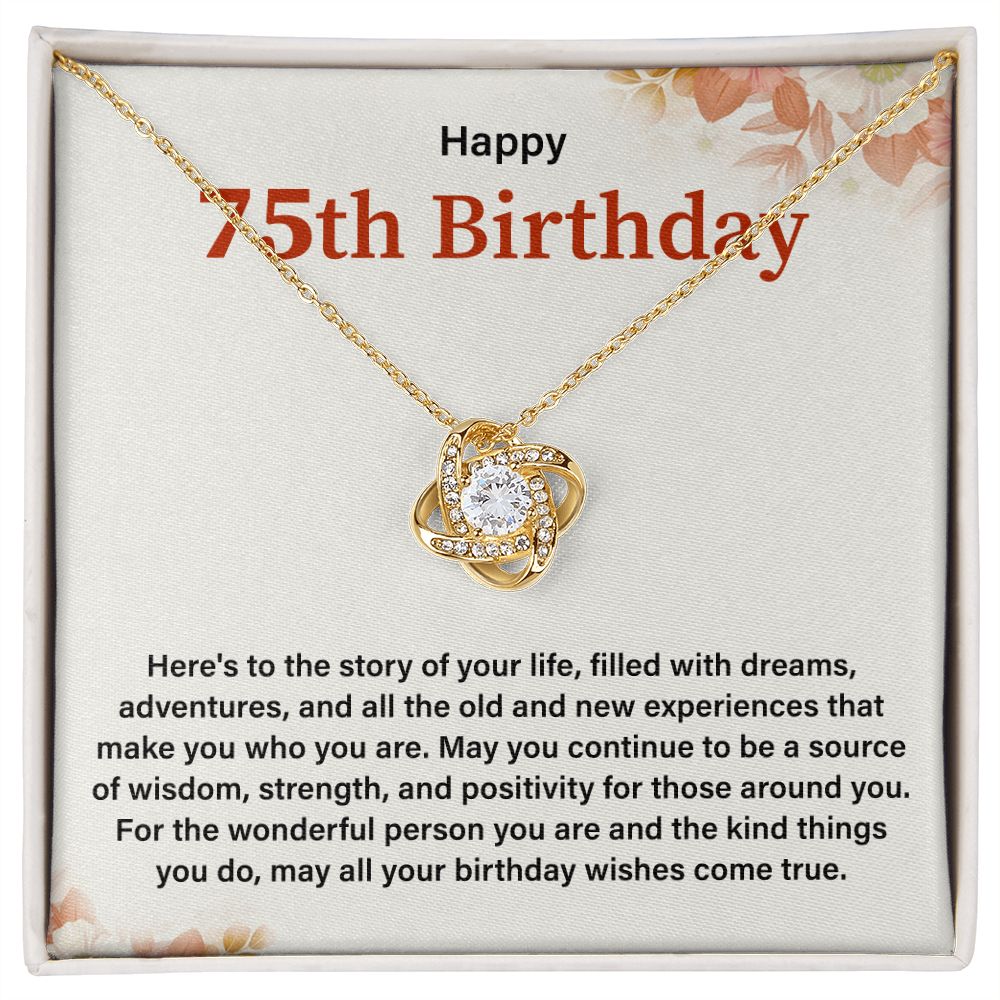 Happy 75th Birthday For The Wonderful Person You Are And The Kind Things You Do