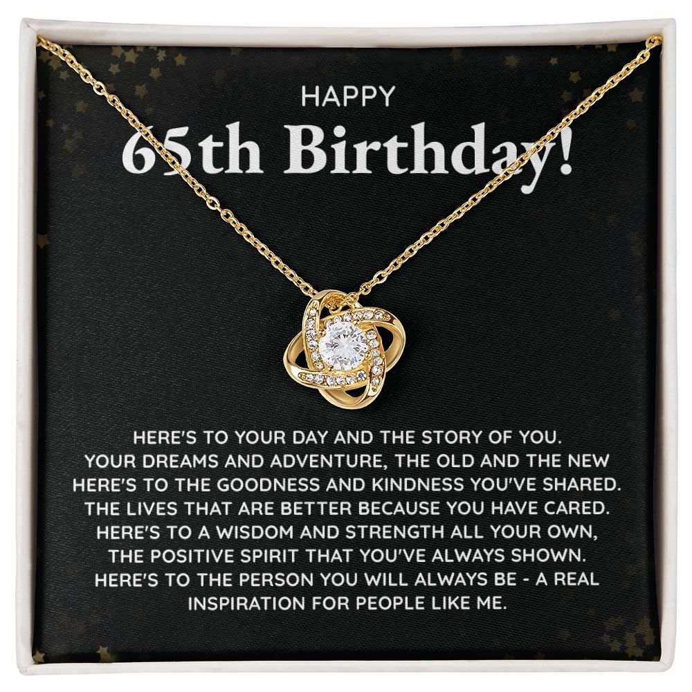 Happy 65th Birthday Here's To Your Day And The Story Of You
