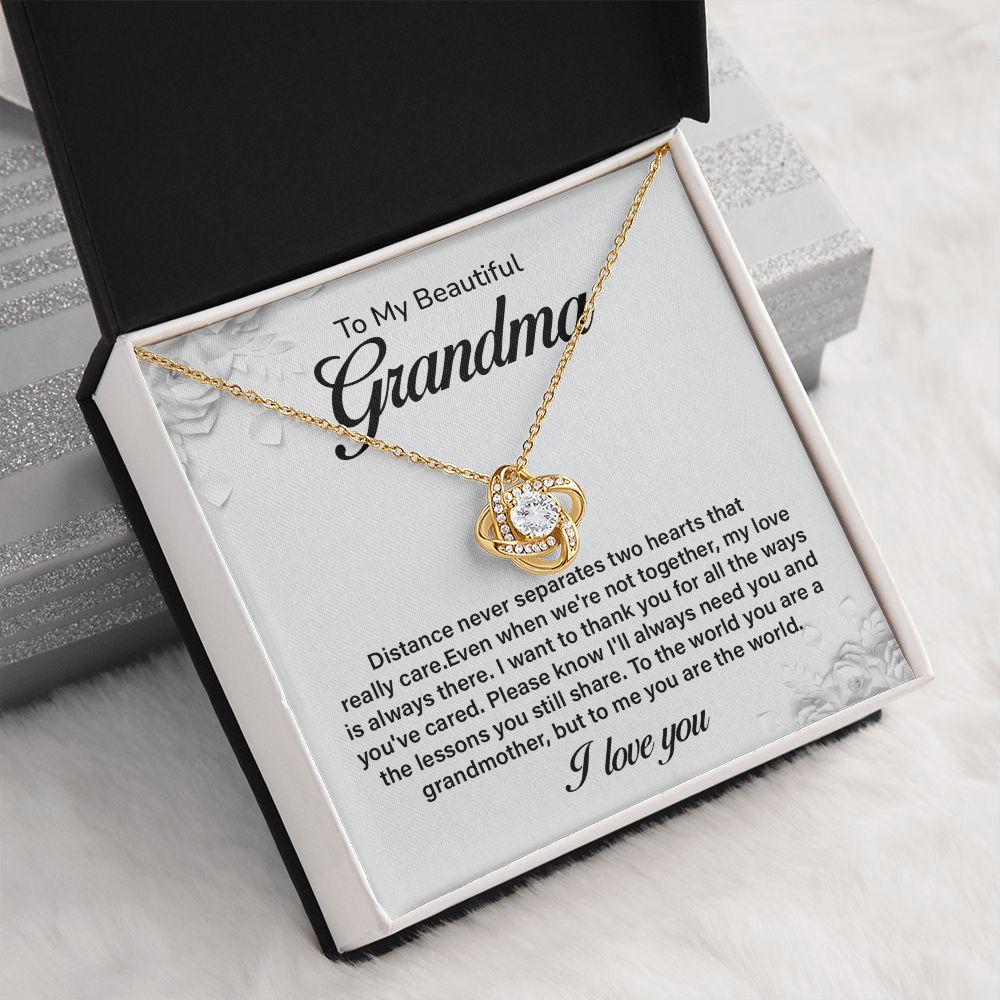 To My Beautiful Grandma Distance Never Separates Two Hearts That Really Care