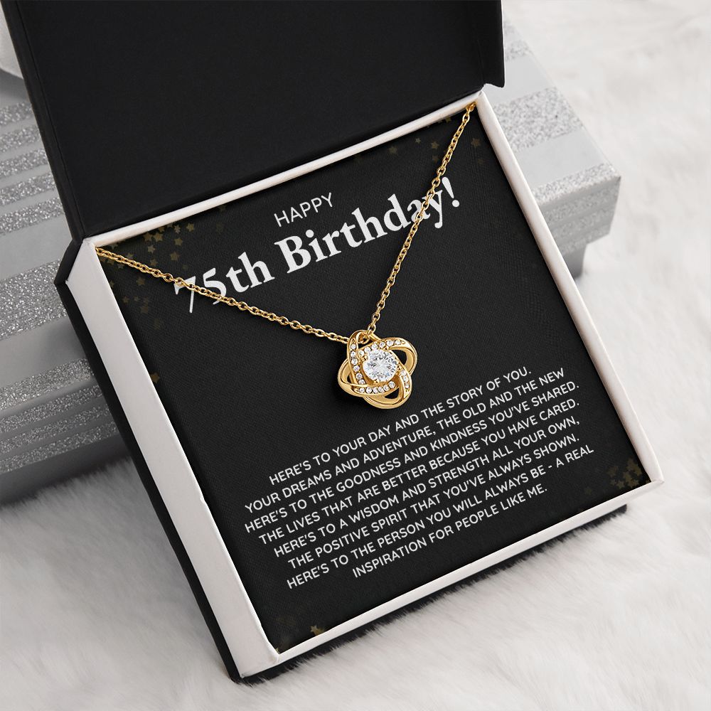 Happy 75th Birthday Here's To Your Day And The Story Of You
