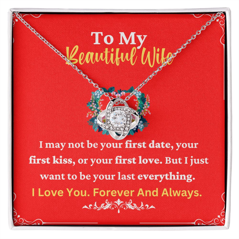 Wife Necklace Gift with Forever Love Message