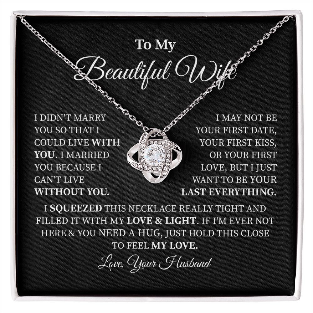 To My Beautiful Wife If I'm Ever Not Here & You Need A Hug Just Hold This Close To Feel My Love
