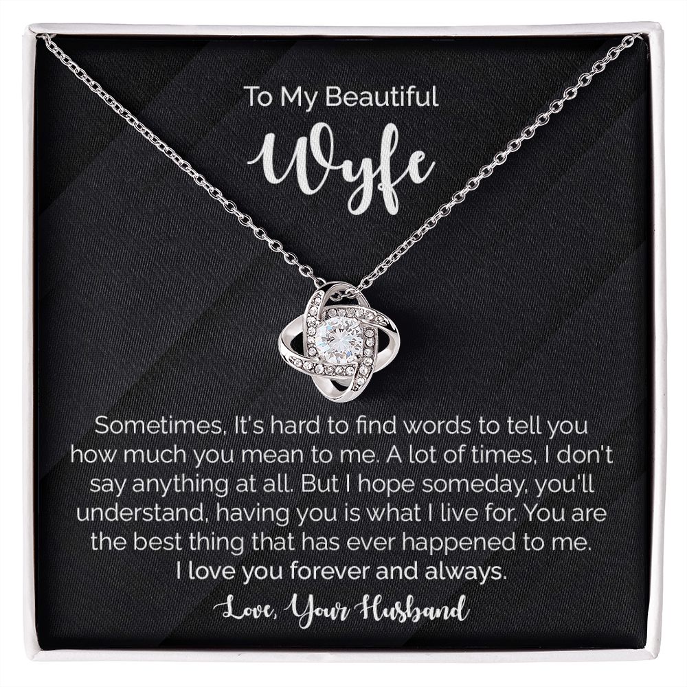 To My Beautiful Wife I Love You Forever And Always Love, Your Husband