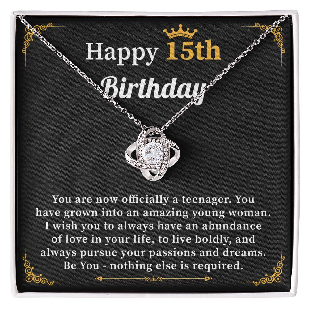 Happy Birthday 15th Birthday Be You- Nothing Else is Required