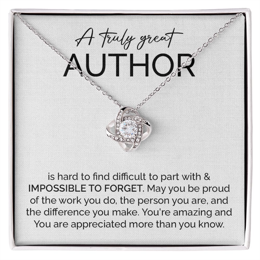 A Truly Great Author You Are Appreciated More Than You Know