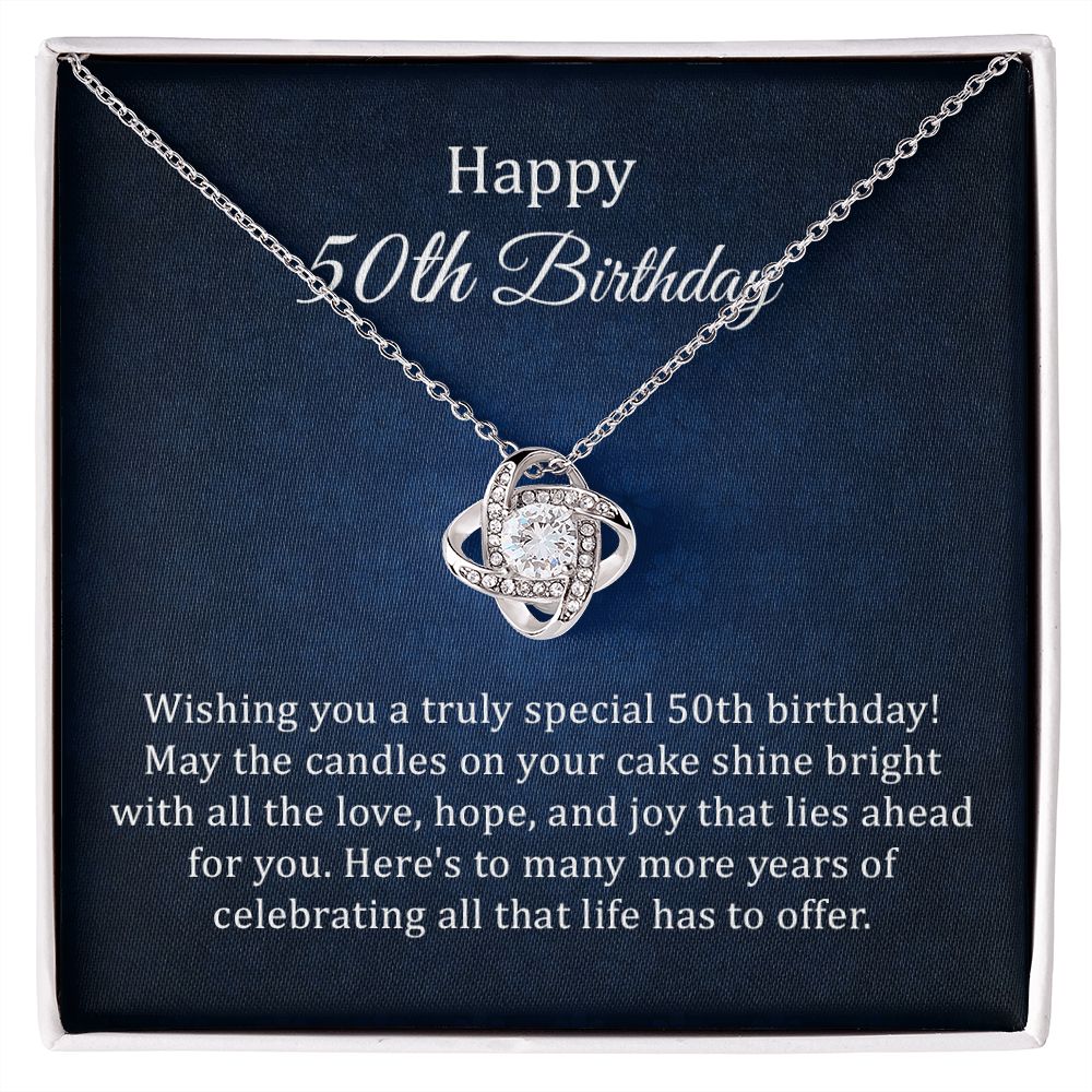 Happy 50th Birthday May The Candles On Your Cake Shine Bright With In The Love
