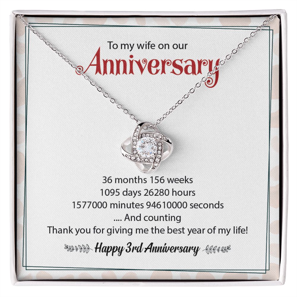 To My Wife On Our Happy 3rd Anniversary Thank You For Give Me The Best Year Of My Life