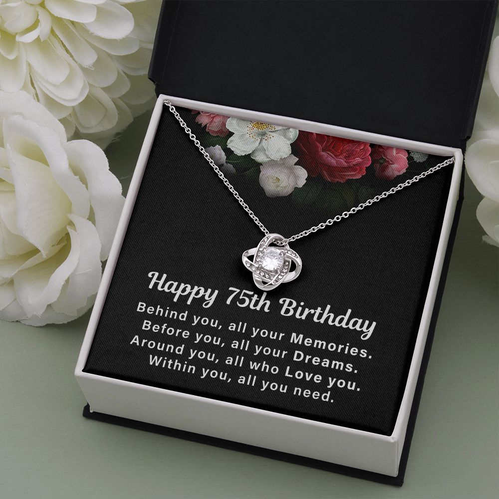 Happy 75th Birthday Behind You, All Your Memories. Within You , All You Need