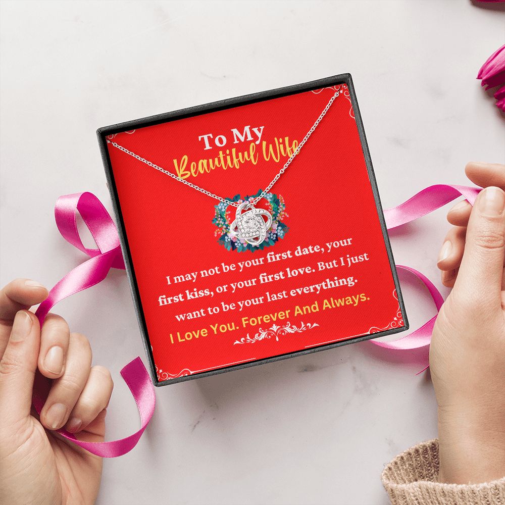 Wife Necklace Gift with Forever Love Message