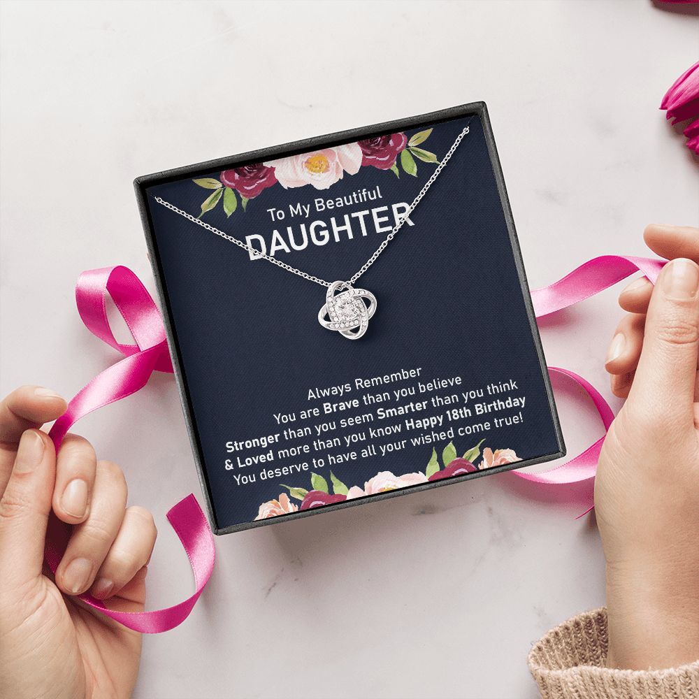 18th Birthday Necklace for Daughter Gift