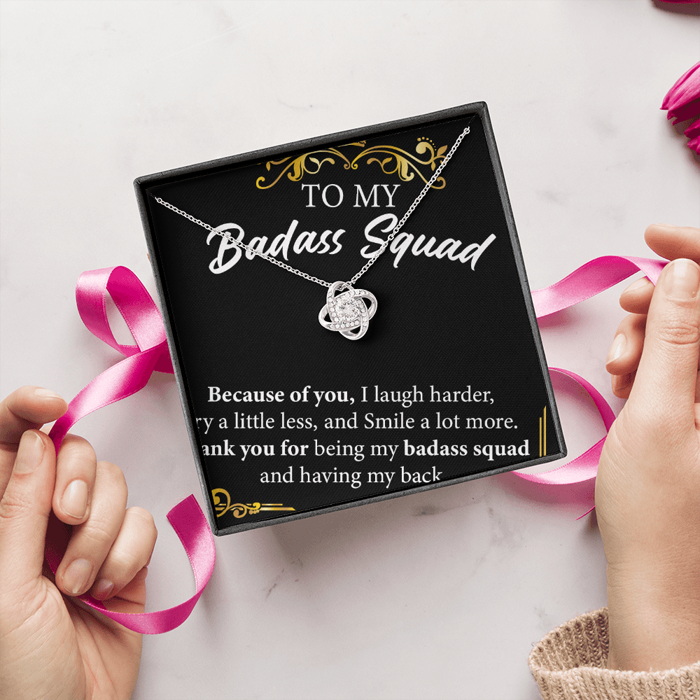 Badass Squad Necklace Gift for Best Friends
