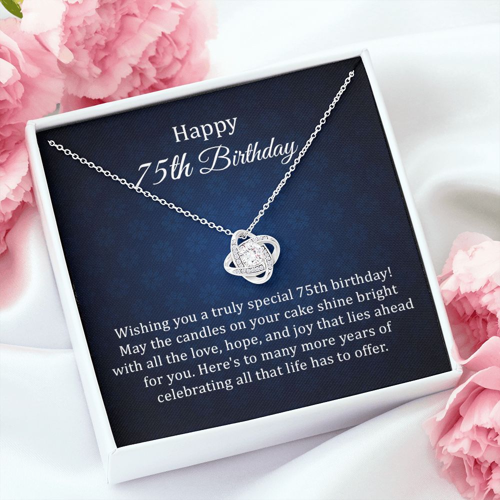 Happy 75th Birthday May The Candles On Your Cake Shine Bright With In The Love