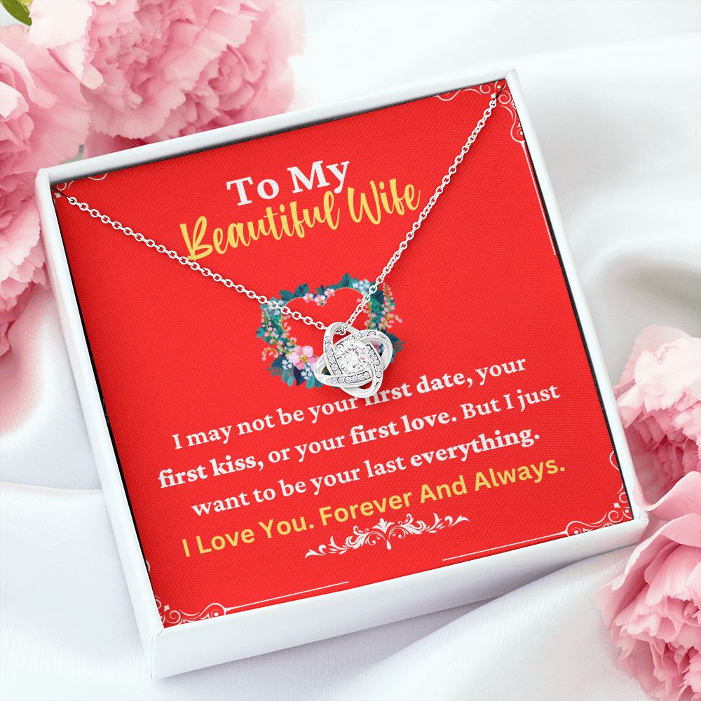 Wife Necklace Gift with Forever Love Message