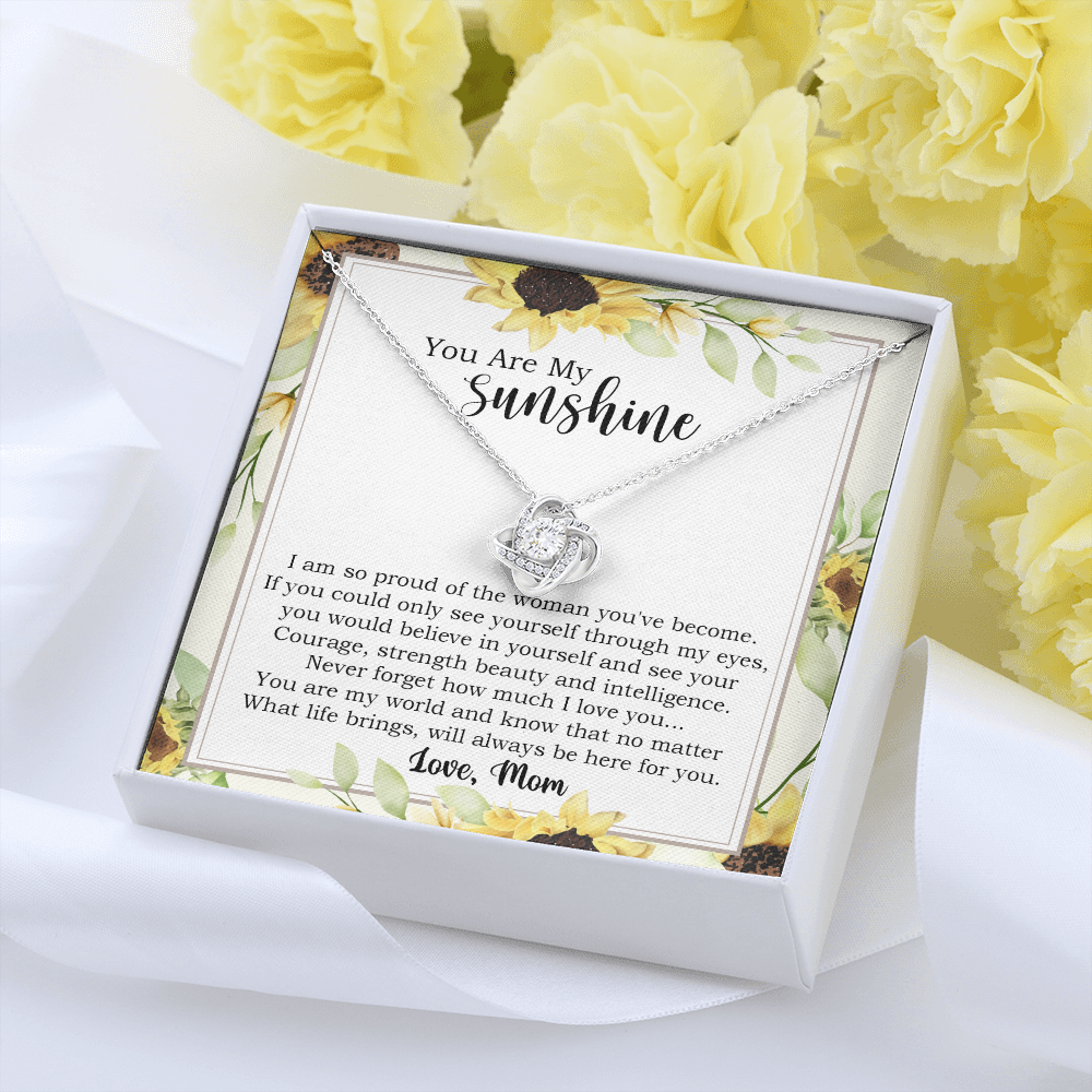 Sunshine Necklace Gift for Daughter from Mom