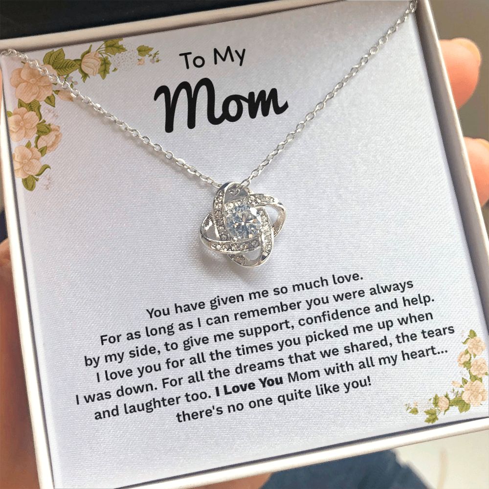 To My Mom I Love You Mom With All My Heart There's No One Quite Like you