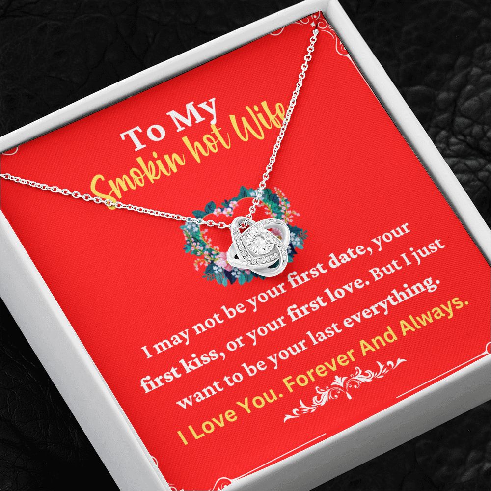 Smokin Hot Wife Necklace with Romantic Quote