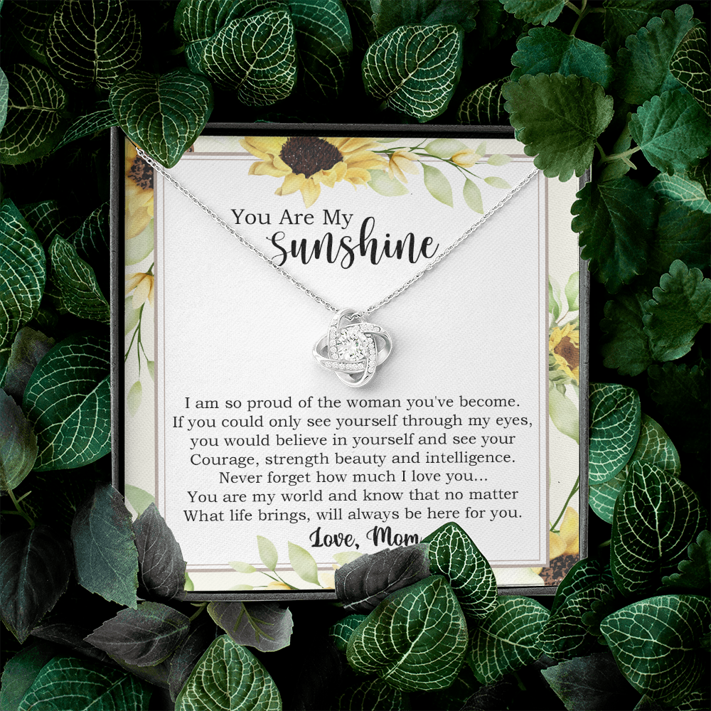 Sunshine Necklace Gift for Daughter from Mom