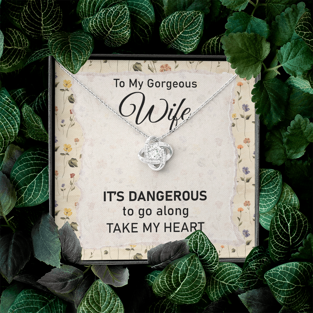 My Heart Wife Necklace with Message Card