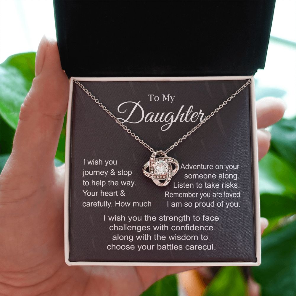 Meaningful Necklace Gift for Daughter with Message Card