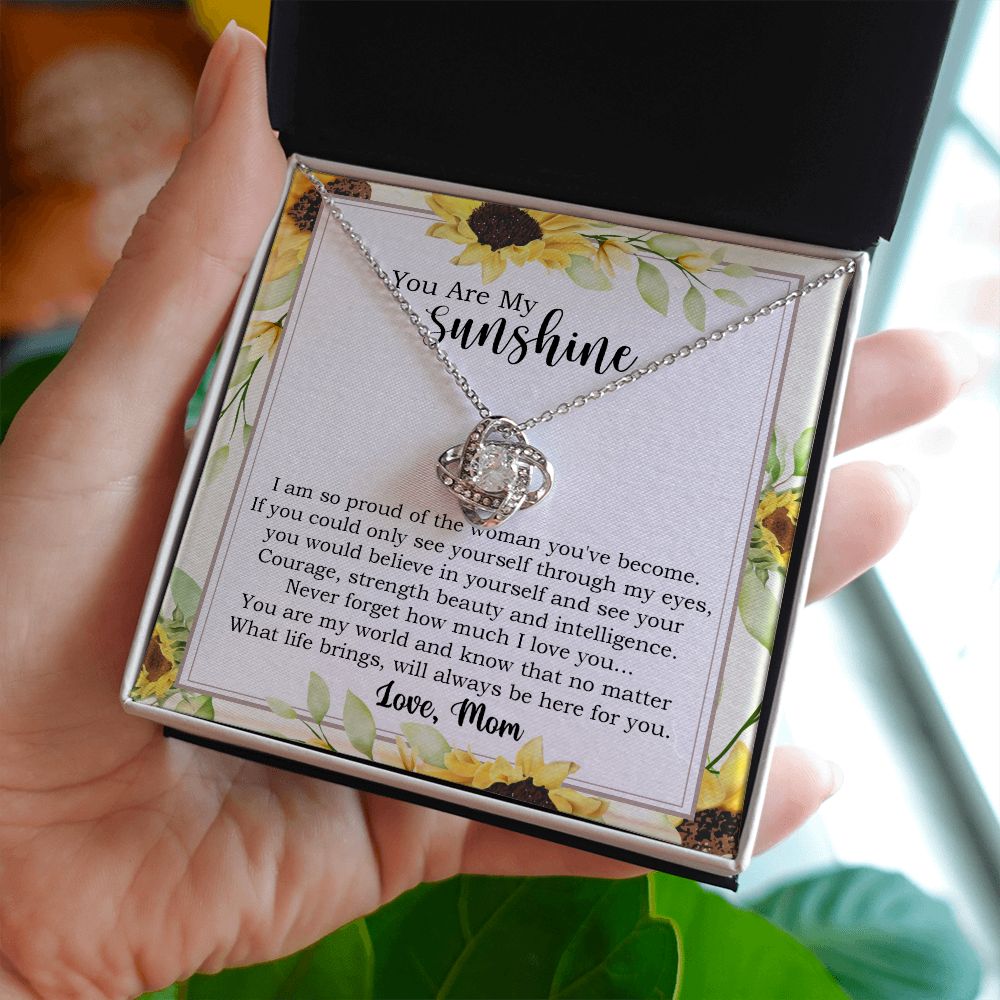 Sunshine Necklace Gift for Daughter from Mom