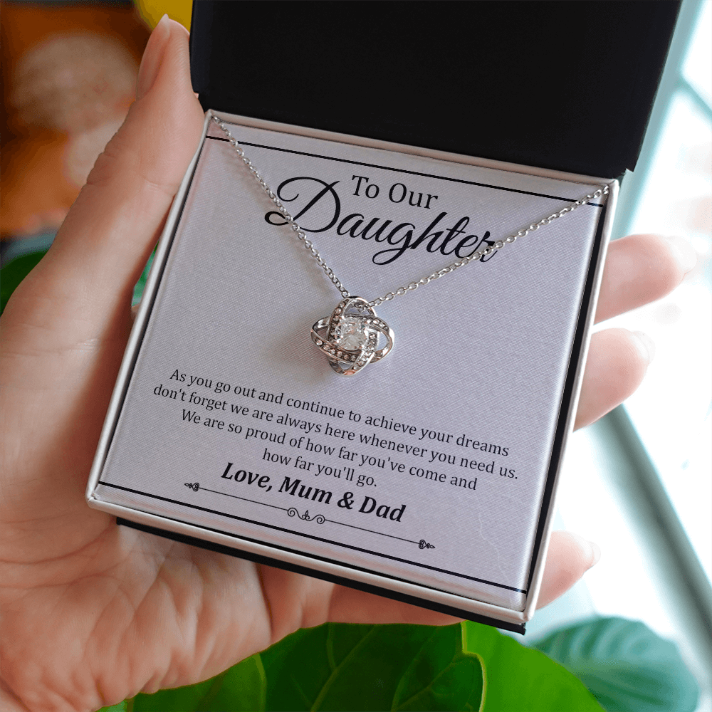 Graduation Necklace Gift from Mum and Dad to Daughter
