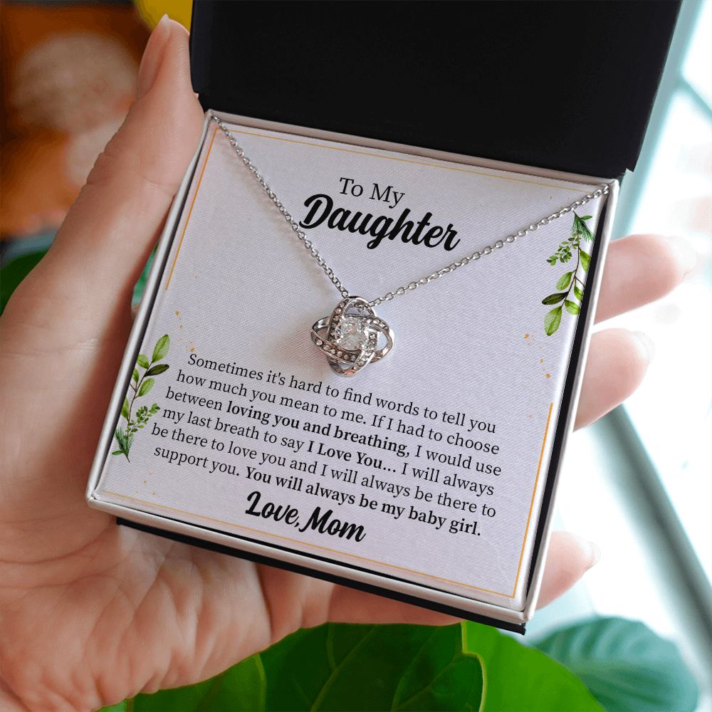 To My Daughter You Will Always Be My Baby Girl From Mom/Dad