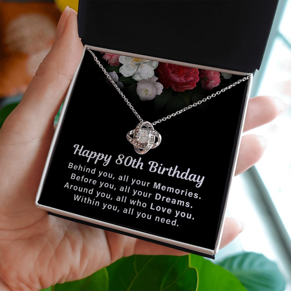 Happy 80th Birthday Behind You, All Your Memories. Within You , All You Need