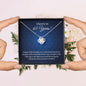 65th Birthday Necklace Gift for Her with Love Note