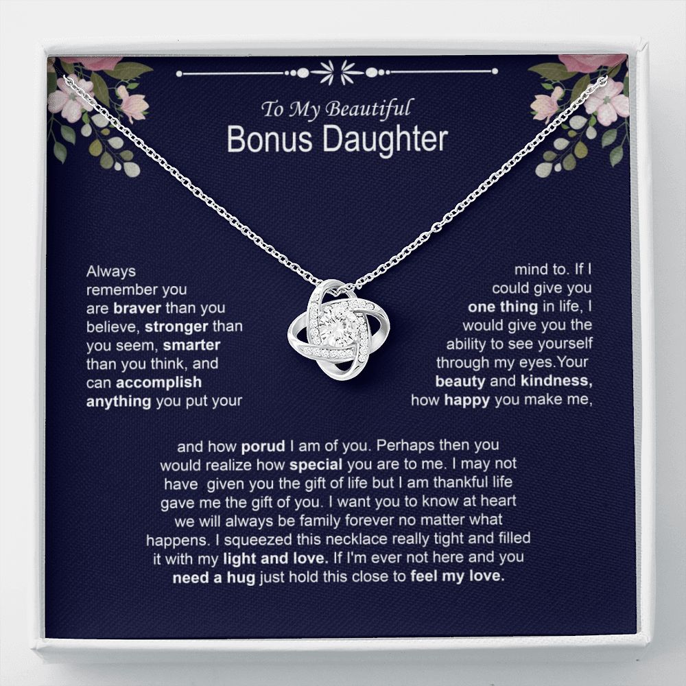 Bonus Daughter Necklace from Stepmom or Stepfather