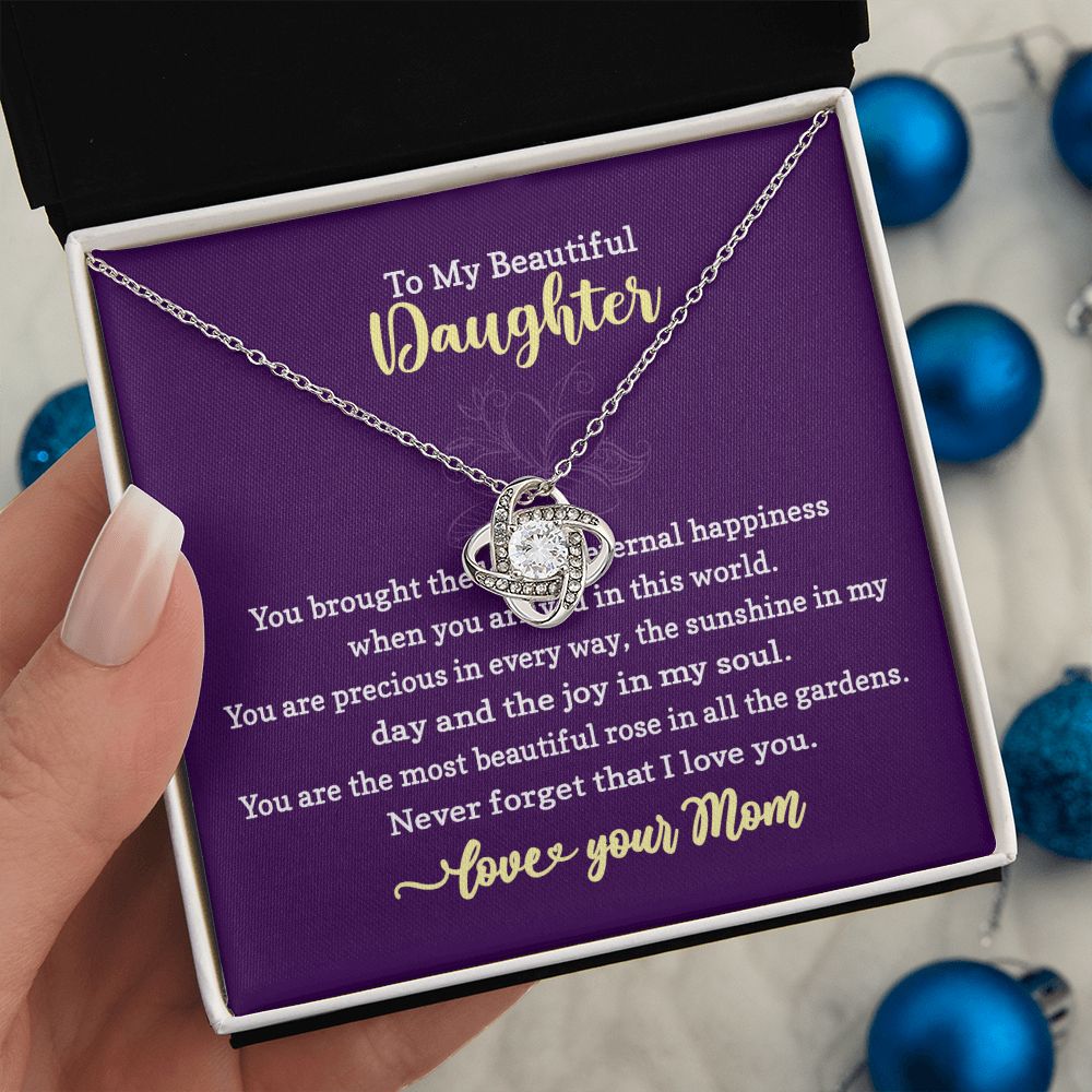 Necklace Gift for Daughter With Message Card