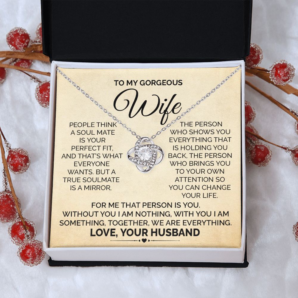 Wife Necklace Gift from Husband Romantic Quote