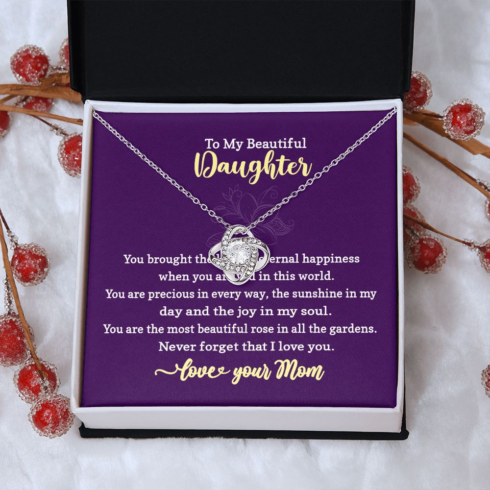 Necklace Gift for Daughter With Message Card