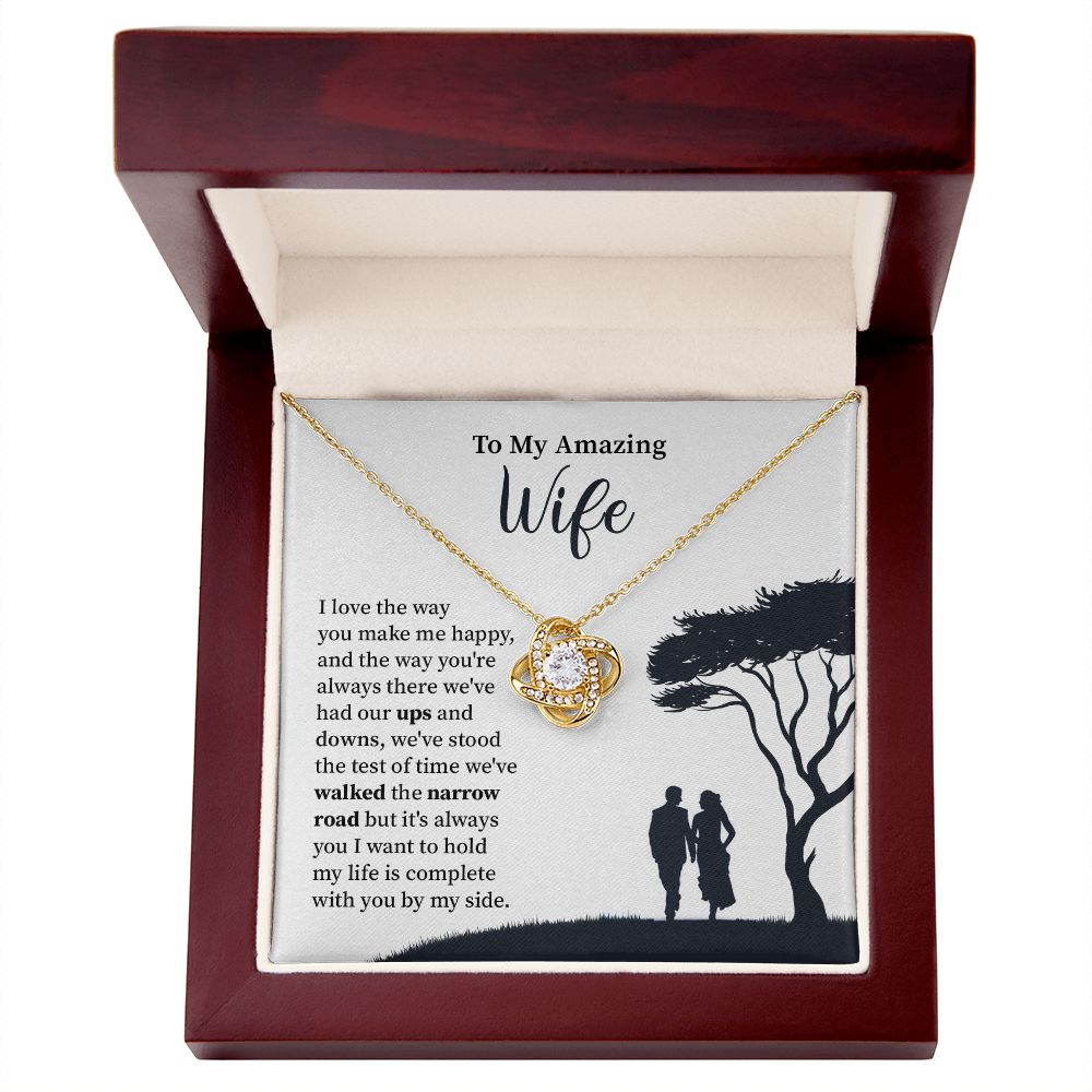 To My Amazing Wife I Love The Way You Make Me Happy, Gifts For Wife Birthday Valentine's Day Anniversary From Husband