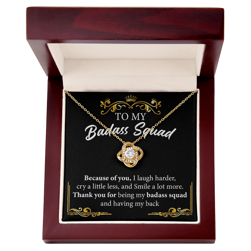 Badass Squad Necklace Gift for Best Friends
