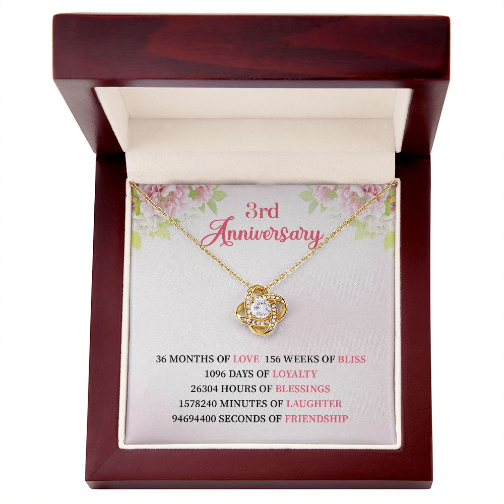 3rd anniversary for woman