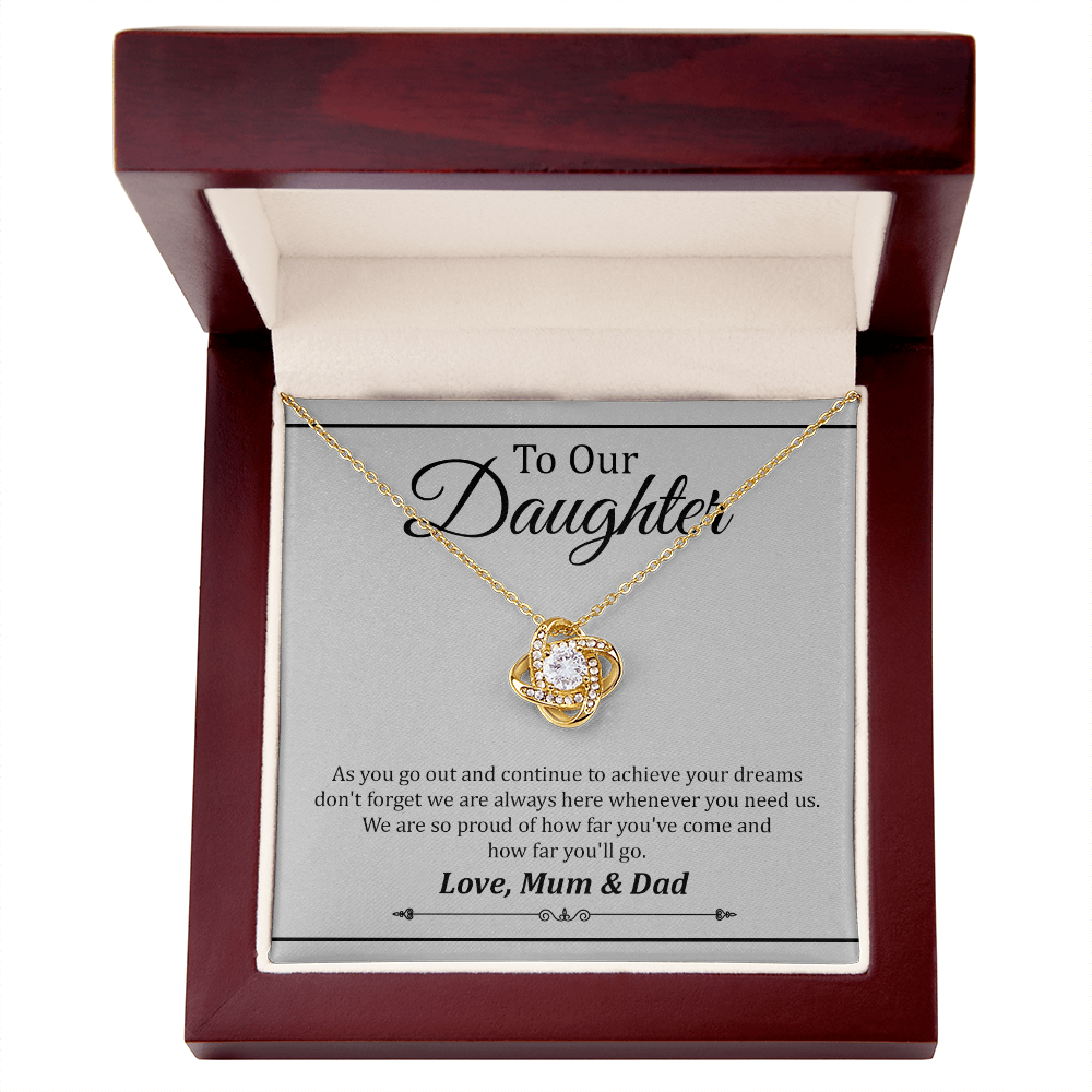 Graduation Necklace Gift from Mum and Dad to Daughter