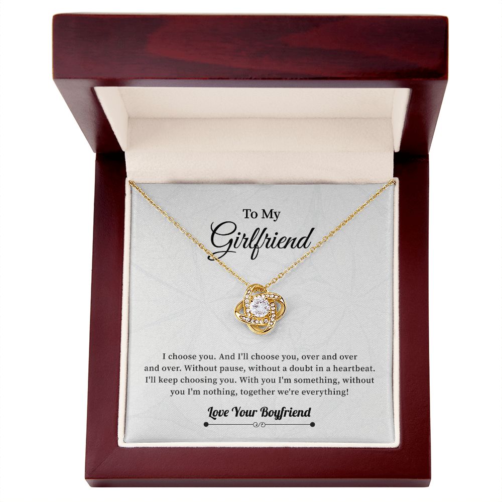 To My Girlfriend I Chose You and Love Forever From Boyfriend