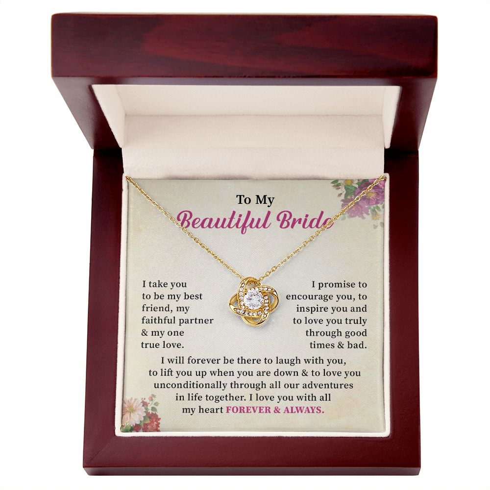 To My Beautiful Bride I love You With All my Heart Forever & Always