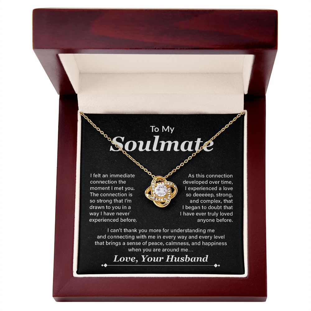 To My Soulmate Brings Sense Of Peace, Calmness, And Happiness When You Are Around Me