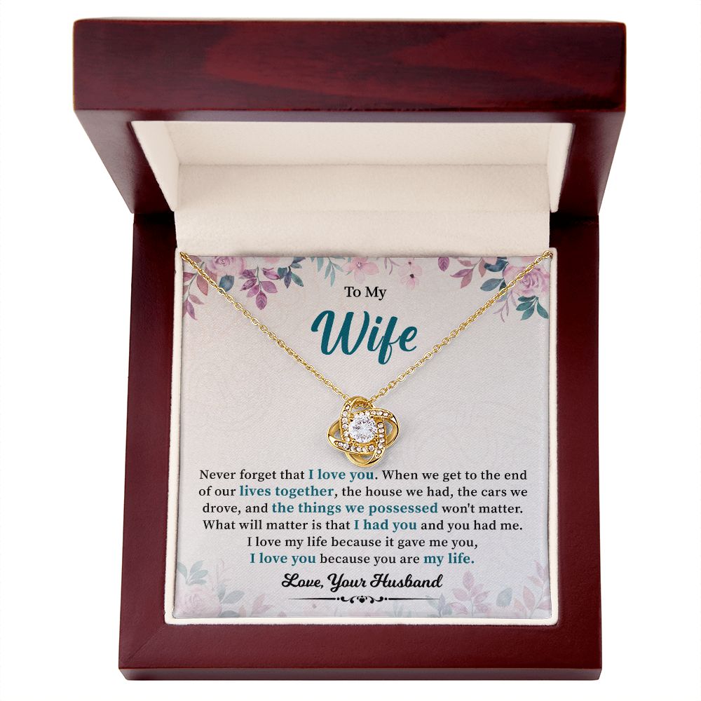 To My Wife Never Forget I Love You Because You are My Life
