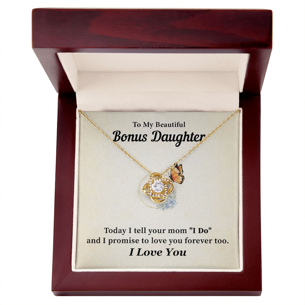 To My Beautiful Daughter Today I Tell Your Mom "I Do" I Love You