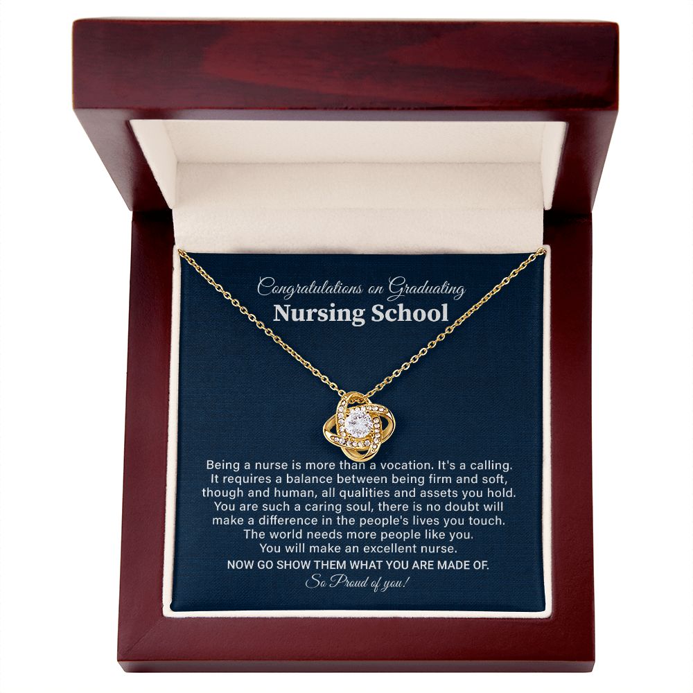 Nursing School Graduation Necklace Gift With Amazing Box